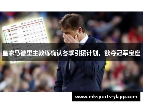 皇家马德里主教练确认冬季引援计划，欲夺冠军宝座